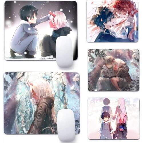 Anime Darling in the FranXX Mouse Pad Deskpad Gaming Writing Desk Mat Keyboard Mats For Office Home Computer Mousepad