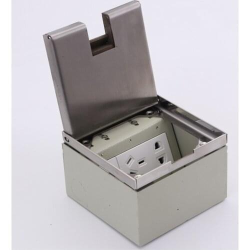 Marble floor socket 130 stainless steel 304 ground socket floor tile tile carpet can be paved AU power socket