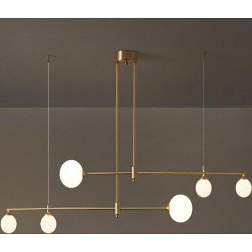 Modern Nordic Pendant Lights For Living Dining Room Kitchen Hanging Lamp Pole Art Decoration Indoor Lighting Design Lamp Ceiling
