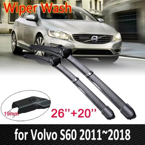 For Volvo S60 2011~2018 Front Windscreen Windshield Wipers Car Wiper Blade Car Accessories 2012 2013 2014 2015 2016 2017