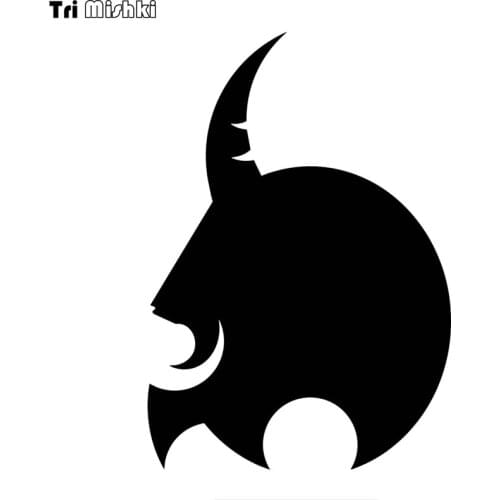 Tri mishki HZX1361 zodiac signs Capricorn car sticker Vinyl Decals Waterproof sticker on Car Body Rear Window