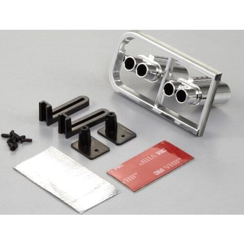 1/10 scale Universal Exhaust pipes can be installed the LED lamp On road Race rc car Kyosho Hpi Redcat FS tamiya HSP LOSI