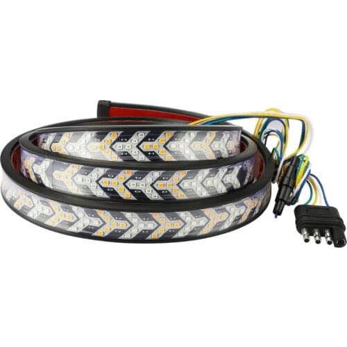 X7AE 60" 528-LED Tailgate Led Strip Light Bar With Reverse Brake Turn Signal Brake Tail Reverse Light Bar Tailgate