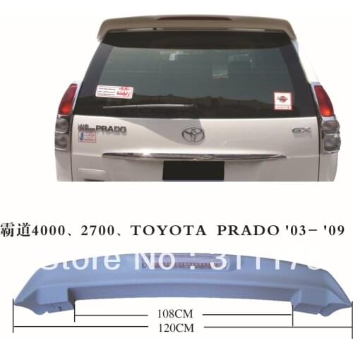 ABS Spoiler Car Rear Spoiler for Prado FJ120'2003-2009