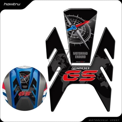 3D Motorcycle Gas Tank Pad Protector Case for BMW R1200GS R1200 GS 2013-2018 PU Polyurethane Resin