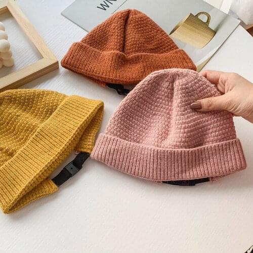 Winter Fashion Knitted Skullies Women Vintage Thick Warm Hat Autumn Harajuku Hip hop Beanies Unisex Cap Men PJ025