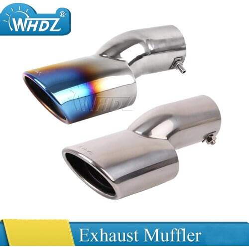 1pc Rear Exhaust Muffler car Exhaust Muffler End Tail Pipe Outlet Tips For Honda Civic 2016 2017