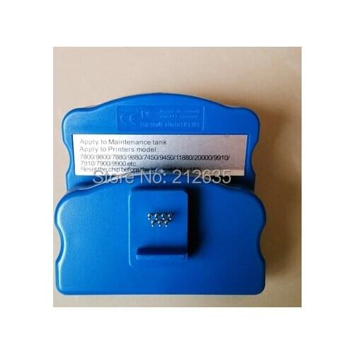Chip Reseter For Epson Stylus Pro 7800 9800 7880 9880 9910 9900 7910 7900 Printer Maintenance Tank Chip