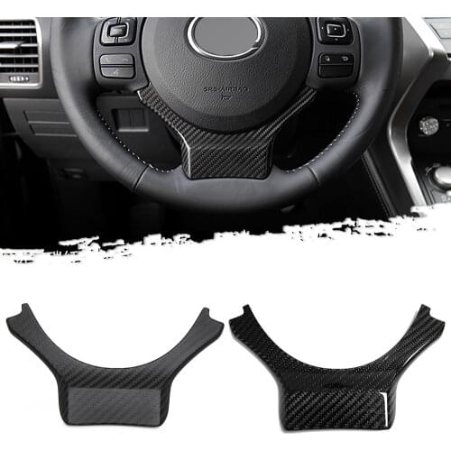 For Lexus IS NX RC RCF CT200h IS300 IS350 NX200 NX300h RC200 RC300h F Sport Car Interior Steering Wheel Trim Cover