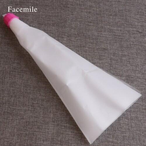 2-color Nonstick Reusable Decorating Piping Bag Double Piping Coupler Gift Dessert Baking DIY Decorating Kit 52033