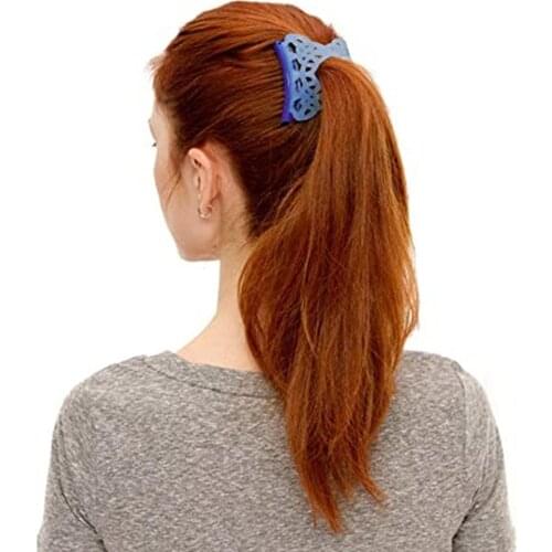 Messy Hair Chignon Clip In Hair Extension 2 Comb Stylish Butterfly Stretch Magic Variety Silicone Hairpin Stretch Hair Comb Clip