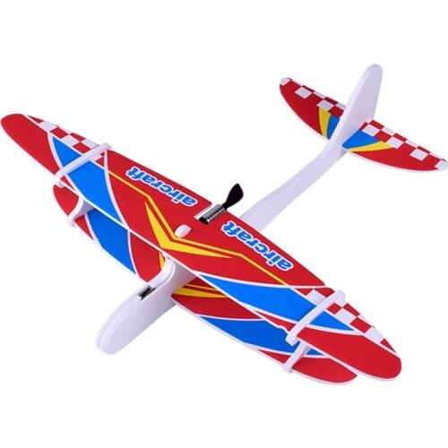 HOT!!! EPP Airplane Hand Launch Throwing Glider Aircraft Foam Plane Model Toy Aircraft Outdoor Fun Toys Free Fly Plane Toys