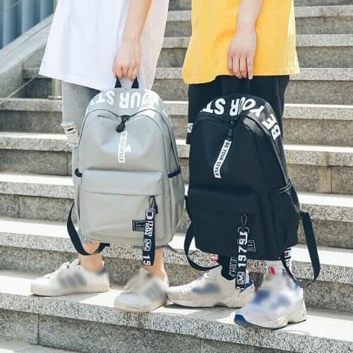 Be Your Style Hip Hop Backpack Harajuku Travel Bags Canvas Laptop College Bags