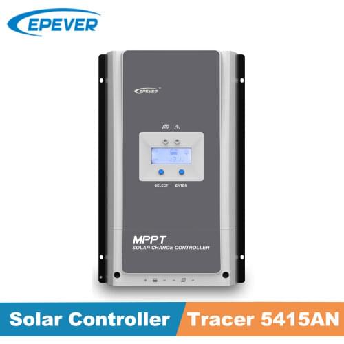 EPever MPPT 50A 12V 24V 36V 48V Solar Charge Controller Max 150V PV Input Common Negative Grounding Tracer5415AN Solar Charger