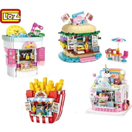 LOZ Mini street view Toys Diamond Blocks Educational Building Blocks Toys Bricks Toy Game DIY Block Toy Creater