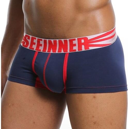 Mens Boxer Sexy Underwear Soft Boxershorts Cotton Soft Underpants Male Panties U Pouch Shorts Underwear Panties
