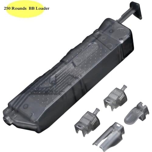 New Airsoft Plastic BB Speed loader 250 Rounds for 4.5MM Tactical Military BB Loader Paintball Accessories Outdoor Hunting