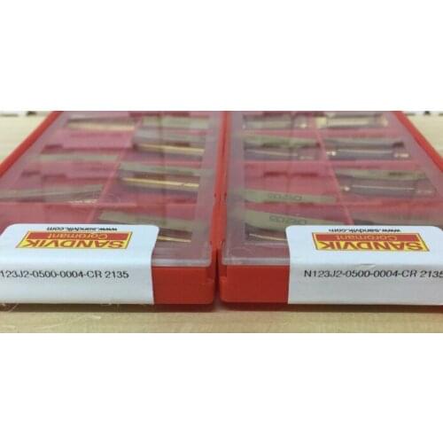 ORIGINAL 10PCS CARBIDE INSERT N123J2-0500-0004-CR2135