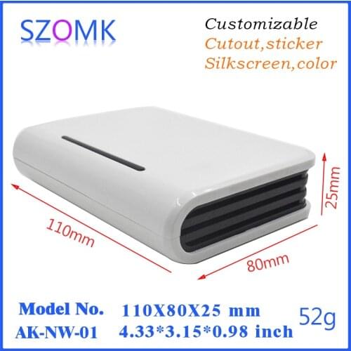 5 piece a lot white Small size plastic network enclosure 110*80*25