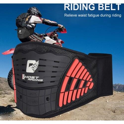 Motorcycle Back Support Double Lumbar Brace Belt Motocross Protective Breathable Adjust Waist Brace Motorcycle Accessories