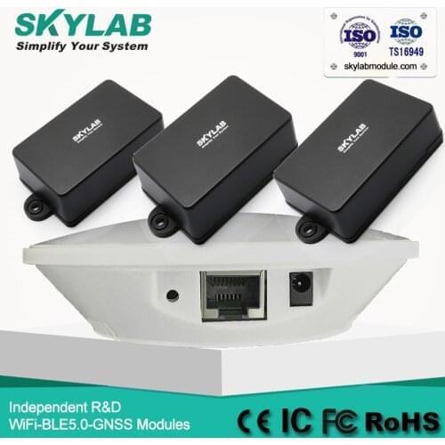 SKYLAB TD05A industrial ble 5.0/4.2 rtls zigbee gateway,wifi gsm gateway dongle,ble gateway poe with PA for monitoring the pump