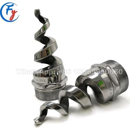 4inch316L Desulfurization Cooling Tower Sprinkler Full Cone Spiral Spray Nozzle, Cooling Tower Sprinkler Spray Nozzle