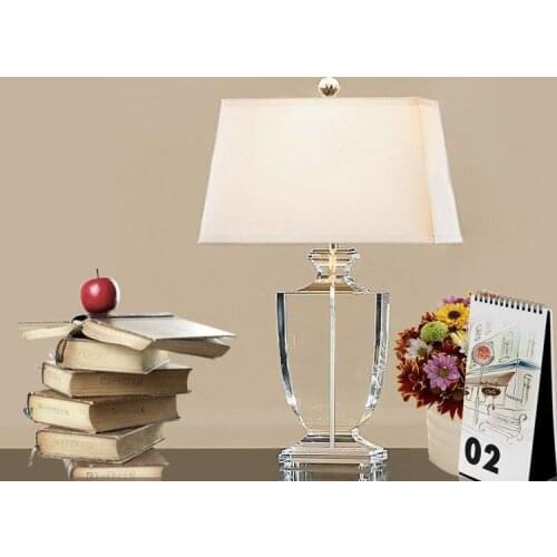 Modern Simple European-Style Crystal Lamp Bedroom Bedside Lamp Creative Wedding Table Lamp Luxury Living Room Decorative Lamp