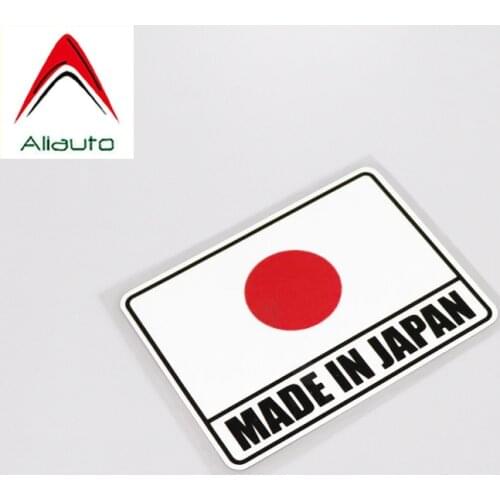 Aliauto Fashion Car Sticker Made In Japan Accessories PVC Decal Cover Scratches for Motorcycle JDM Honda Civic Golf 4,12cm*9cm