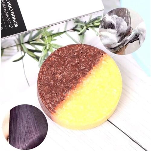 100% Organic Grey Reverse Soap Hair Darkening Shampoo Bar - Essence Hair Darkening Natural Organic Conditioner Moisturize Repair
