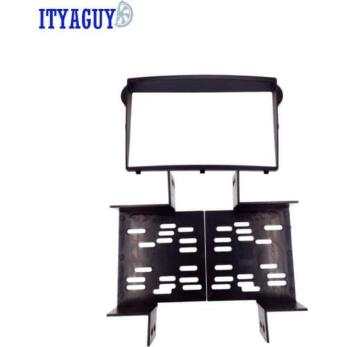 173x98MM Black Car Dash Frame Radio Fascia for HYUNDAI STAREX H1 Stereo Frame Panel Dash Mount Kit Adapter Trim Bezel Facia