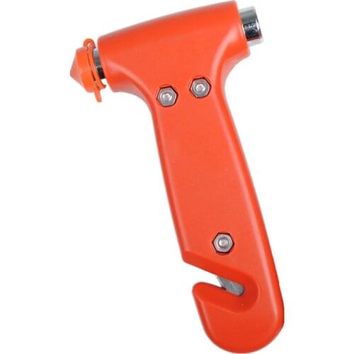 2 In 1 Car Window Seat Safety Emergency Escape Life-Saving Hammer Belt Cutter Tool Self Defense Window Breaker Belt Amicable