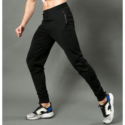 2019 Jogging Pants Men sport running pants outdoor Fitness Jogger Bodybuilding Sweatpants Slim elastic football soccer Trousers