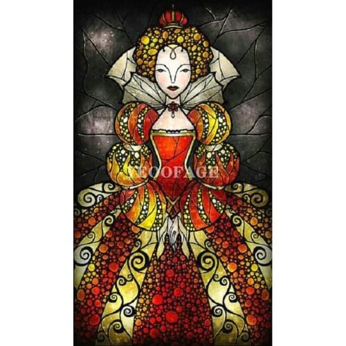 5D DIY Diamond Painting Cross Stitch cartoon girl portrait full Square Rhinestone diamond Embroidery Mosaic pattern Home Decor