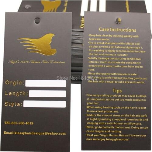 Free shipping customed gold stamping hang tag/300gsm paper card tags/clothing brand name printing/garment labels/1000pcs a lot