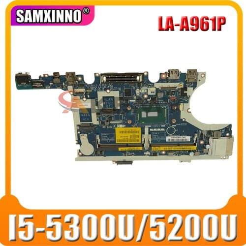 For DELL Latitude 7450 E7450 Laptop Motherboard With I5-5300U/5200U ZBU10 LA-A961P CN-0R1VJD 0RIVJD Mainboard 100% Test OK