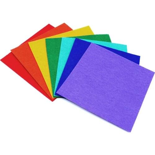 1sheet 2 Mm Thickness 50*50 Cm Felt Fabric DIY Craft for Kids Handmade Felt Flowers Toys Dolls Decorted Scrapbook Christmas Felt