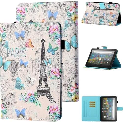 Tablet For Amazon Fire HD10 10.1" Flip Case Stand Smart Shell Kindle Fire HD 10 Plus 2021 11th Generation Girl Wallet Capa Cover