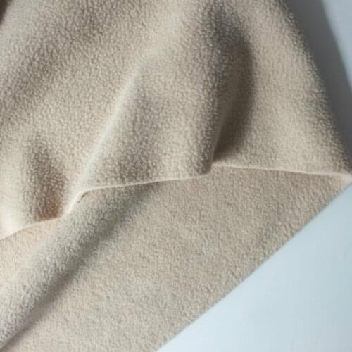 Khaki Polar Fleece fabric thicken soft winter warm Plush dress Cloth velvet fabric DIY Handmade sewing Home fabric