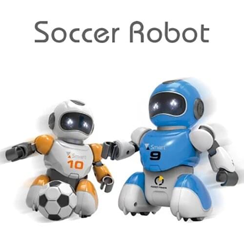 Toy robot football Fight Intelligent programming robot Simulation of sports with music ai robots Puzzle Early Education rc robot