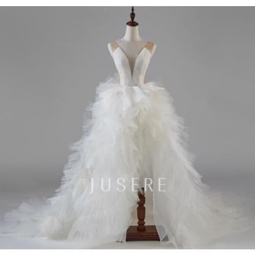 JUSERE Beach Wedding Dresses