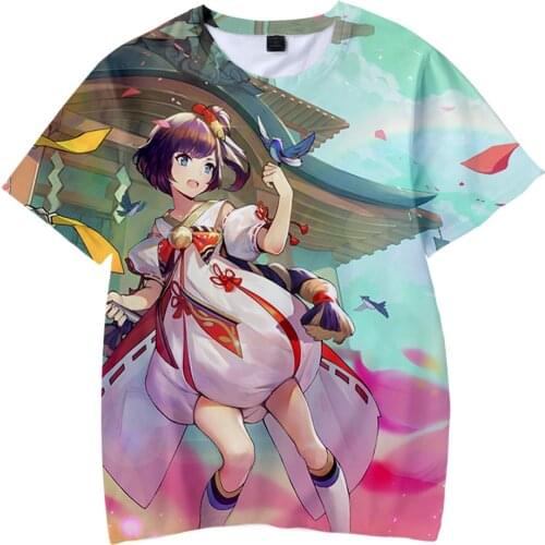 Kawaii Anime 3D Print HITMAN REBORN T-shirt Boys/Girls/Kids Summer Holiday wind Tops Cute Clothes Fighting Comic Japanese Tops