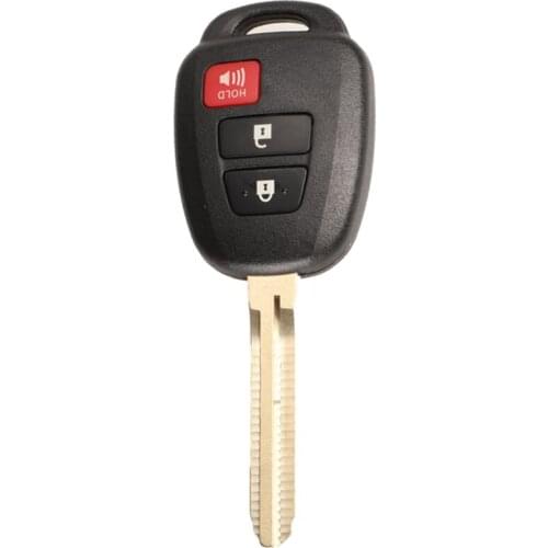 2+1 button Remote Car Key Shell for T-oyota Camry