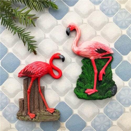 Creative Export Resin Flamingo Fridge Magnet