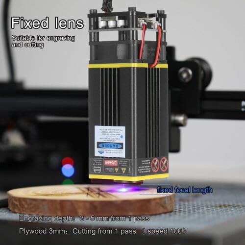 5500mW/10W/20W/30W Laser Engraving Head Engraver Head Laser Module Head Blue Lase for Engraving Machine Wood Marking Cutting