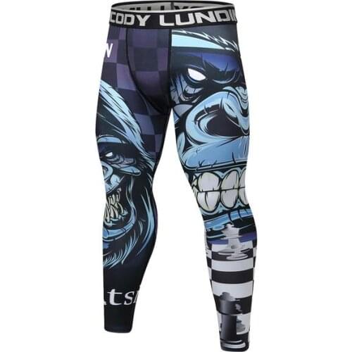 Mens Compression Pants Male Tights Leggings Running Gym Sport Fitness Quick Dry Joggings Trousers Workout Training Yoga Bottoms