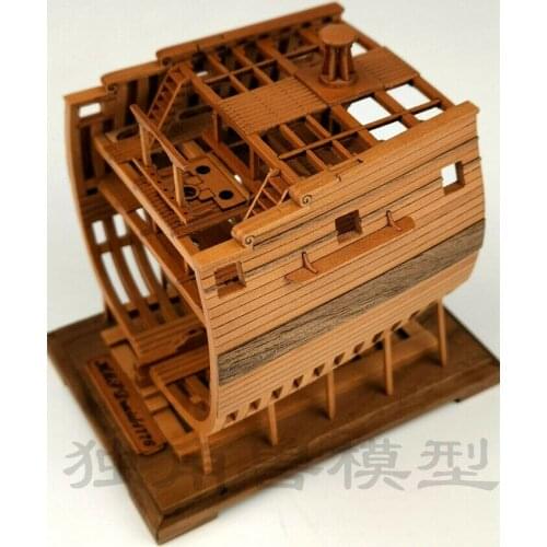 NEW Scale 1/128 UK Royal Navy DRUID section ship model kits series two : Middle section model Luxury ship wood model