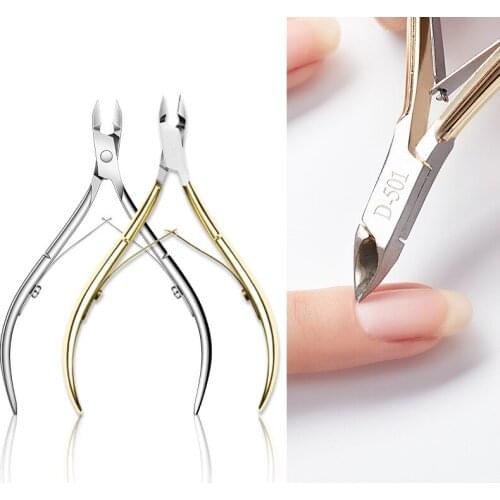 Nail Exfoliating D501 Stainless Steel Scissors Dead Skin Pliers Cut Toenails Agnail Nursing Nail Tools