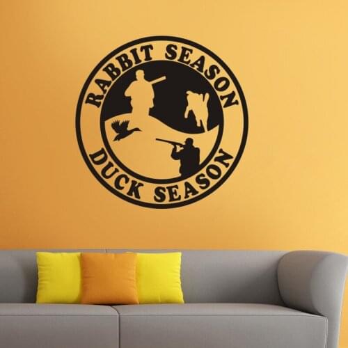 Hunt Duck Decal Hunting Club Rabbit Sticker Hollow Sticker Hunter Car Window Vinyl Decal Funny Poster Motorcycle