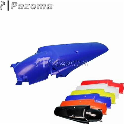 PAZOMA Universal Dirt Bike Rear Mudguard Motocross Supermoto Plastic Rear Fenders For Enduro Ducati Honda Yamaha Kawasaki
