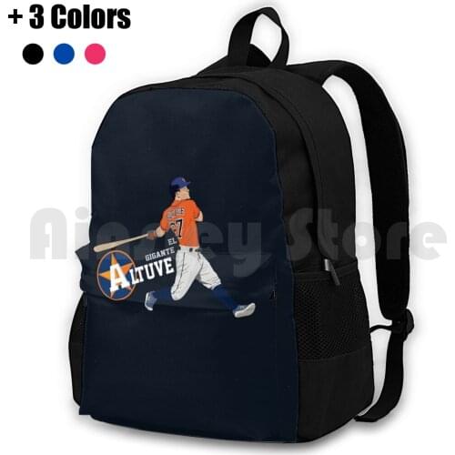 Altuve Outdoor Hiking Backpack Waterproof Camping Travel Jose Altuve Jose Altuve Aaron Judge Alex Bregman World Series Playoff